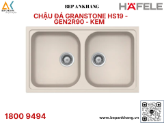 CHẬU ĐÁ GRANSTONE HAFELE MÀU KEM HS19 - GEN2R90 - 570.35.480